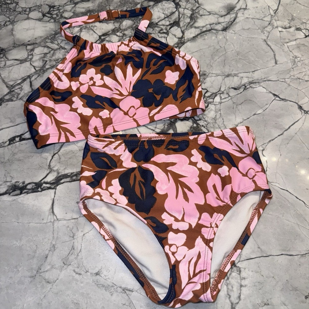 Oshkosh Girls Size 5 Bikini Swimsuit Excellent